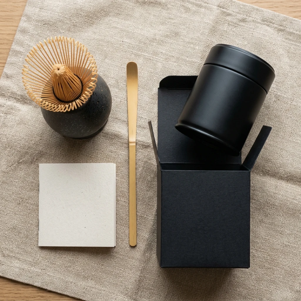 Ōzoku Ceremonial Organic Matcha Official Package Contents